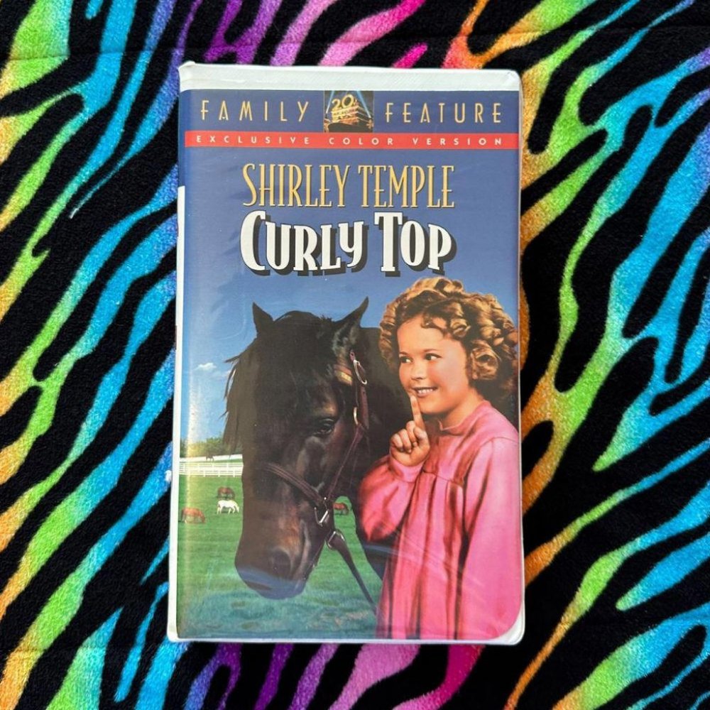 SHIRLEY TEMPLE "CURLY TOP" VHS
